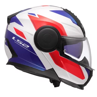 Výklopná moto prilba LS2 FF902 Scope II Duria White Blue Red