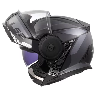 Výklopná moto prilba LS2 FF902 Scope II Oxyd Black Titanium