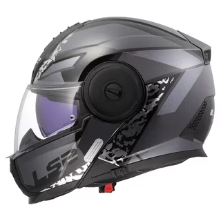 Výklopná moto prilba LS2 FF902 Scope II Oxyd Black Titanium