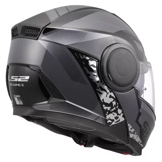 Výklopná moto prilba LS2 FF902 Scope II Oxyd Black Titanium