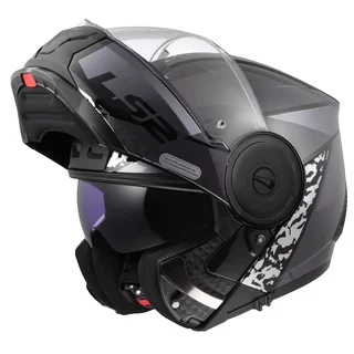 Výklopná moto prilba LS2 FF902 Scope II Oxyd Black Titanium
