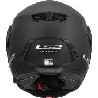 Výklopná moto prilba LS2 FF902 Scope II Solid Matt Black