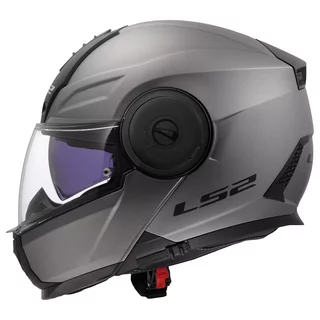 Výklopná moto prilba LS2 FF902 Scope II Solid Matt Titanium