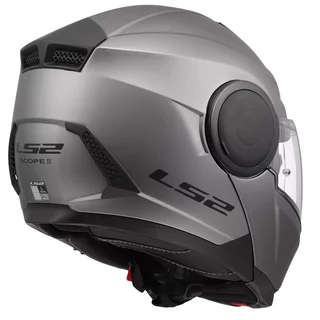 Výklopná moto prilba LS2 FF902 Scope II Solid Matt Titanium