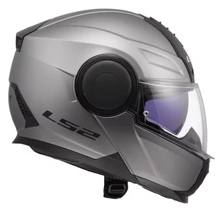 Výklopná moto prilba LS2 FF902 Scope II Solid Matt Titanium