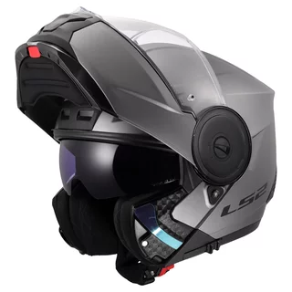 Výklopná moto prilba LS2 FF902 Scope II Solid Matt Titanium