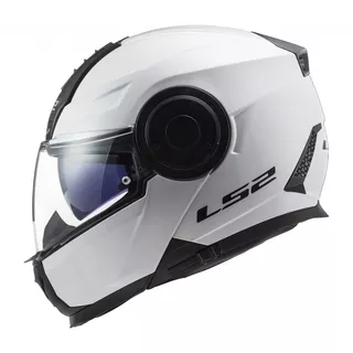 Výklopná moto prilba LS2 FF902 Scope Solid - White