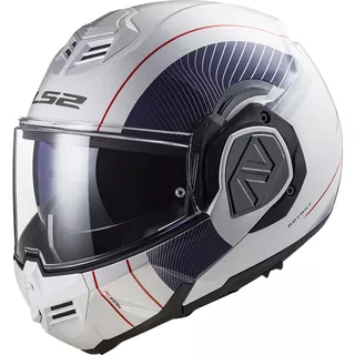 Preklápacia moto prilba LS2 FF906 Advant Cooper White Blue P/J