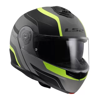 Výklopná prilba LS2 FF908 Strobe II MONZA Matt Black H-V Yellow