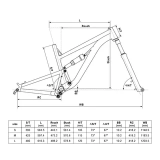 Celoodpružený bicykel KELLYS THORX 50 27,5" - model 2019