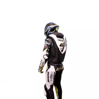 Závodná airbagová vesta Helite e-GP Air - čierno-biela
