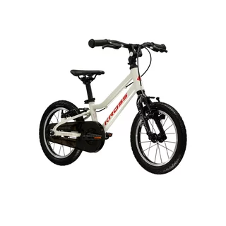 Detský bicykel Kross Liftie 14" - model 2025 - šedá / červená / lesk
