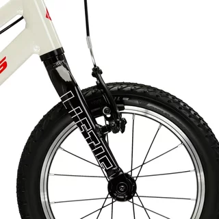 Detský bicykel Kross Liftie 14" - model 2025 - šedá / červená / lesk