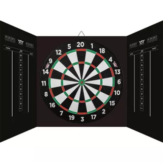 Skrinka s terčom Bull's Magnetic Paper Dartboard Cabinet Set
