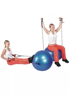 Gymnastická lopta s úchytkami 55 cm