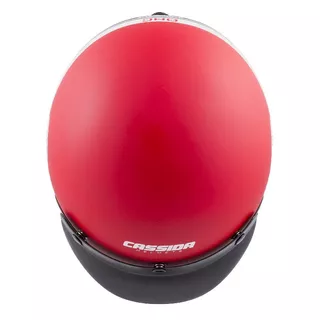 Moto prilba Cassida Oxygen Jawa OHC - červená matná/čierna/biela