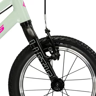 Detský bicykel Kross Liftie 14" - model 2025 - šedá / červená / lesk
