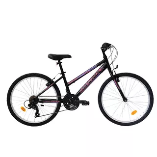 Juniorsky bicykel Matrix Garden 24" 9.0 - čierna - čierna