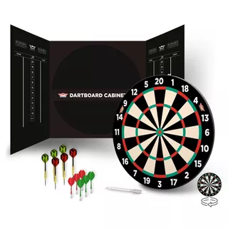 Skrinka s terčom Bull's Magnetic Paper Dartboard Cabinet Set