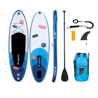 Paddleboard s príslušenstvom inSPORTline Wavelet 9'6" - modrá