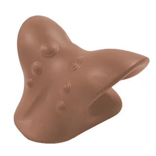 Podložka pre natáčanie krku a uvoľnenie krčnej chrbtice inSPORTline Muneal - mocca mousse - mocca mousse