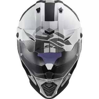 Moto prilba LS2 MX436 Pioneer Evo - Evolve Red White