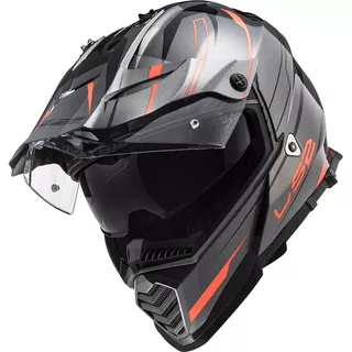 Moto prilba LS2 MX436 Pioneer Evo - Evolve Red White