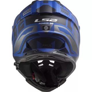 Moto prilba LS2 MX436 Pioneer Evo - Evolve Red White