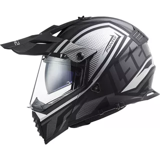 Moto prilba LS2 MX436 Pioneer Evo - Evolve Red White