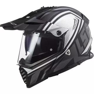 Moto prilba LS2 MX436 Pioneer Evo - Evolve Red White