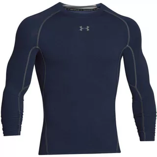 Pánske kompresné tričko Under Armour HG Armour LS - Midnight Navy