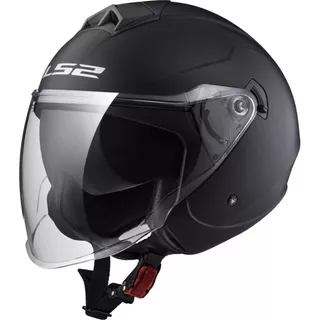 Moto prilba LS2 OF573 Twister II Single Mono - Matt Black - Matt Black