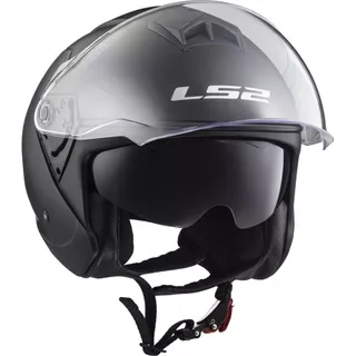 Moto prilba LS2 OF573 Twister II Single Mono - Matt Black