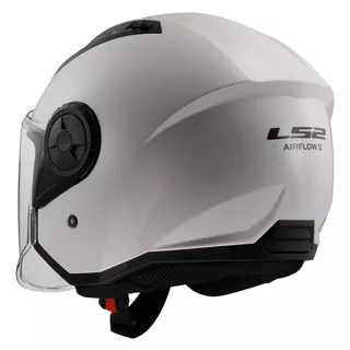 Moto prilba LS2 OF616 Airflow II Solid Gloss White