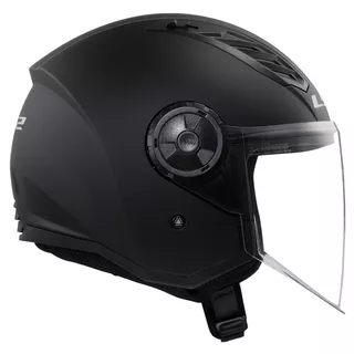 Moto prilba LS2 OF616 Airflow II Solid Matt Black