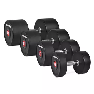 Pogumované činky inSPORTline Profi 2-60 kg