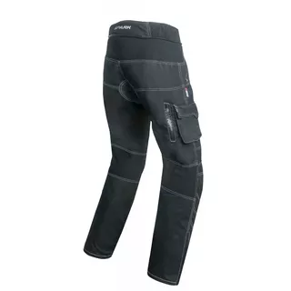 Unisex moto nohavice Spark Pero - čierna