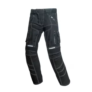 Unisex moto nohavice Spark Pero - čierna - čierna