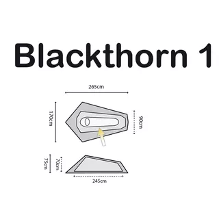 Stan Highlander Blackthorn 1 maskáčový 265x170x75 cm