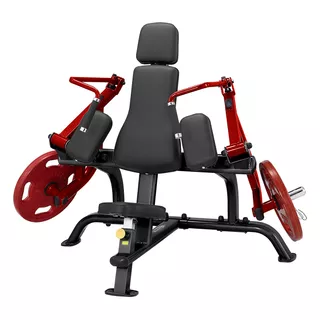 Izolovaný triceps Steelflex PlateLoad Line PLTE - čierno-červená - čierno-červená