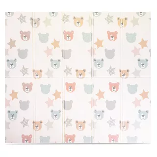 Skladacia detská podložka inSPORTline Michlino 180x200x1,2 cm - Kráľovské safari