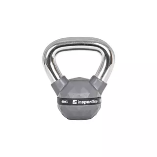 Pogumovaná činka inSPORTline Ketlebel PU 4kg