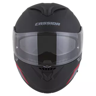 Moto prilba Cassida Compress 2.0 Refraction P/J - čierna matná/šedá/žltá fluo