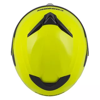 Moto prilba Cassida Compress 2.0 Refraction P/J - čierna matná/šedá/žltá fluo