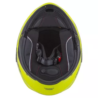 Moto prilba Cassida Compress 2.0 Refraction P/J - čierna matná/šedá/žltá fluo