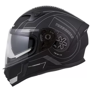 Moto prilba Cassida Integral 3.0 Turbohead - čierna matná/oranžová/modrá