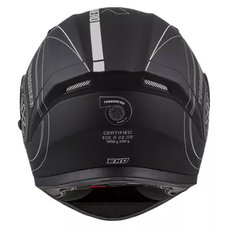 Moto prilba Cassida Integral 3.0 Turbohead - čierna matná/oranžová/modrá