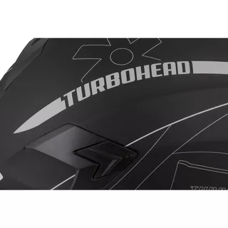 Moto prilba Cassida Integral 3.0 Turbohead - čierna matná/oranžová/modrá
