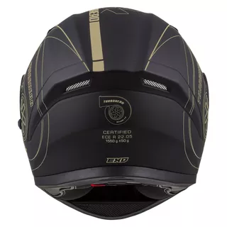Moto prilba Cassida Integral 3.0 Turbohead - čierna matná/oranžová/modrá