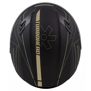 Moto prilba Cassida Integral 3.0 Turbohead - čierna matná/oranžová/modrá